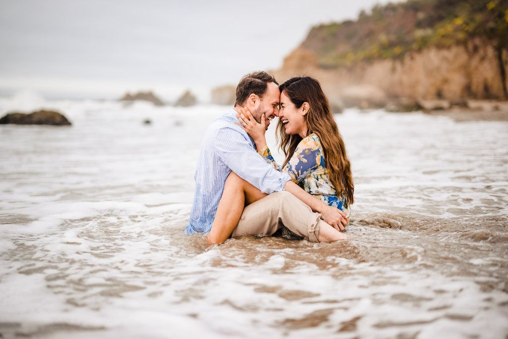 Lucia & Gabe how to plan a beach engagement shoot