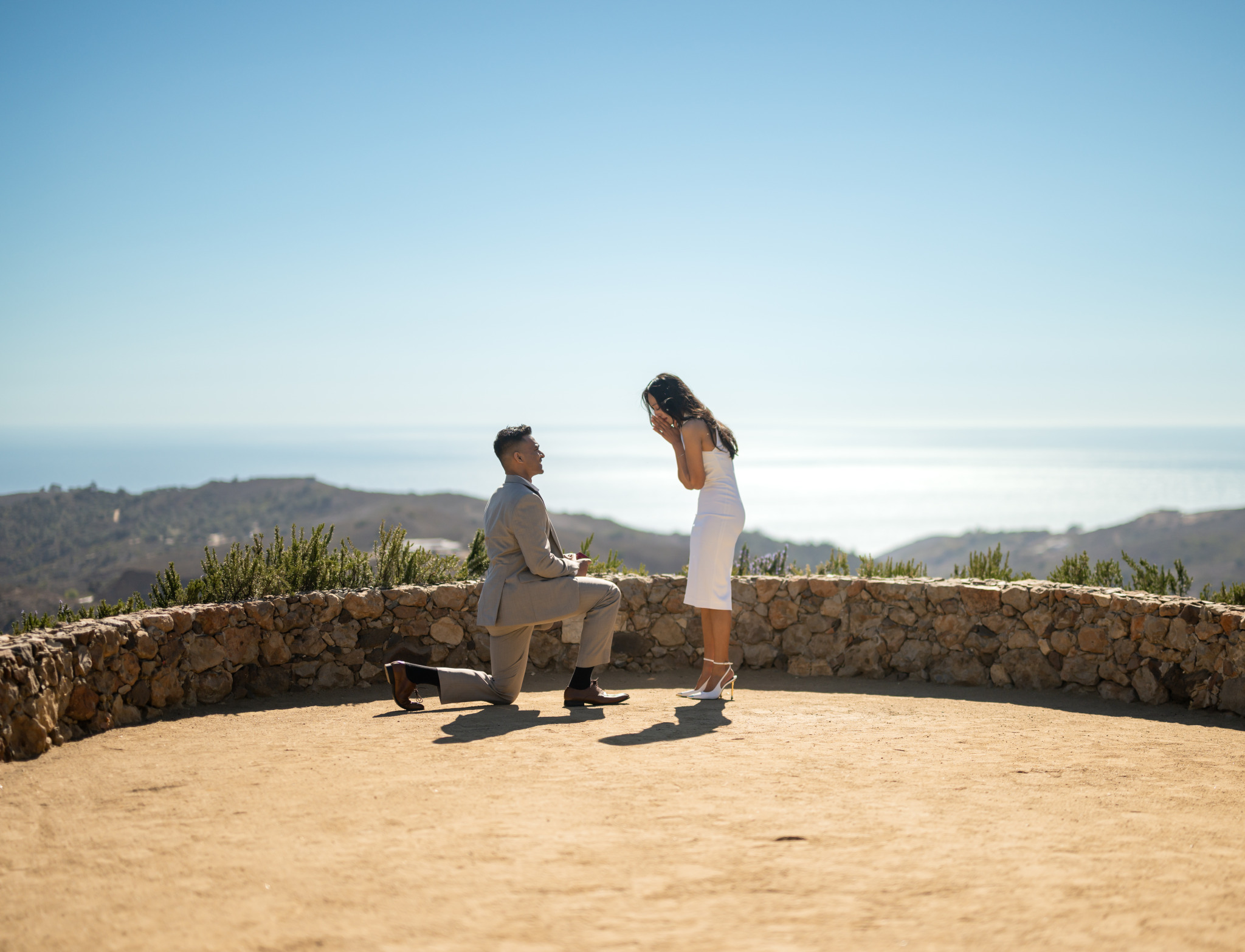 Intimate estate proposal photography at Stonewall Ranch