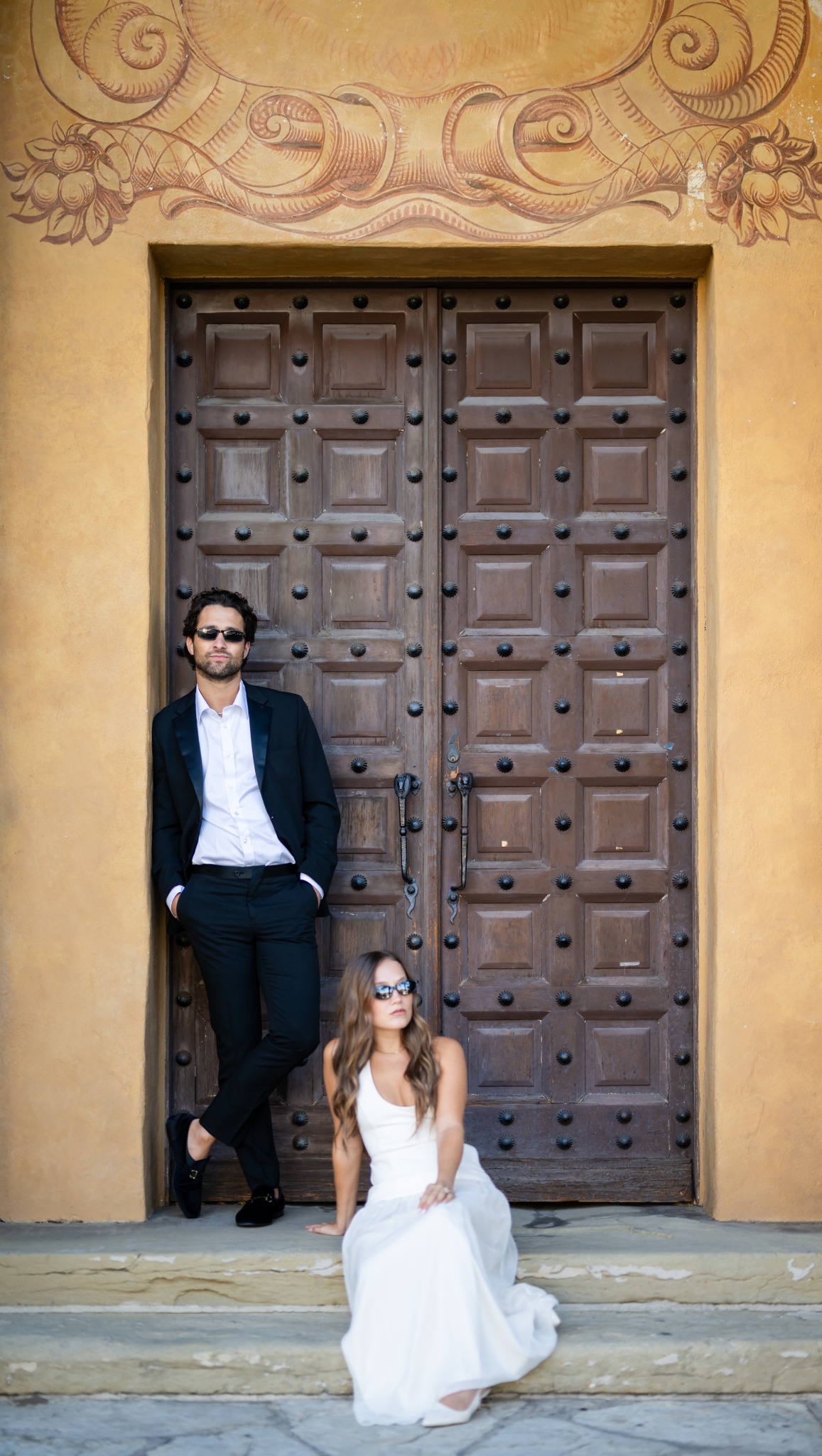 Santa Barbara Courthouse engagement photos
